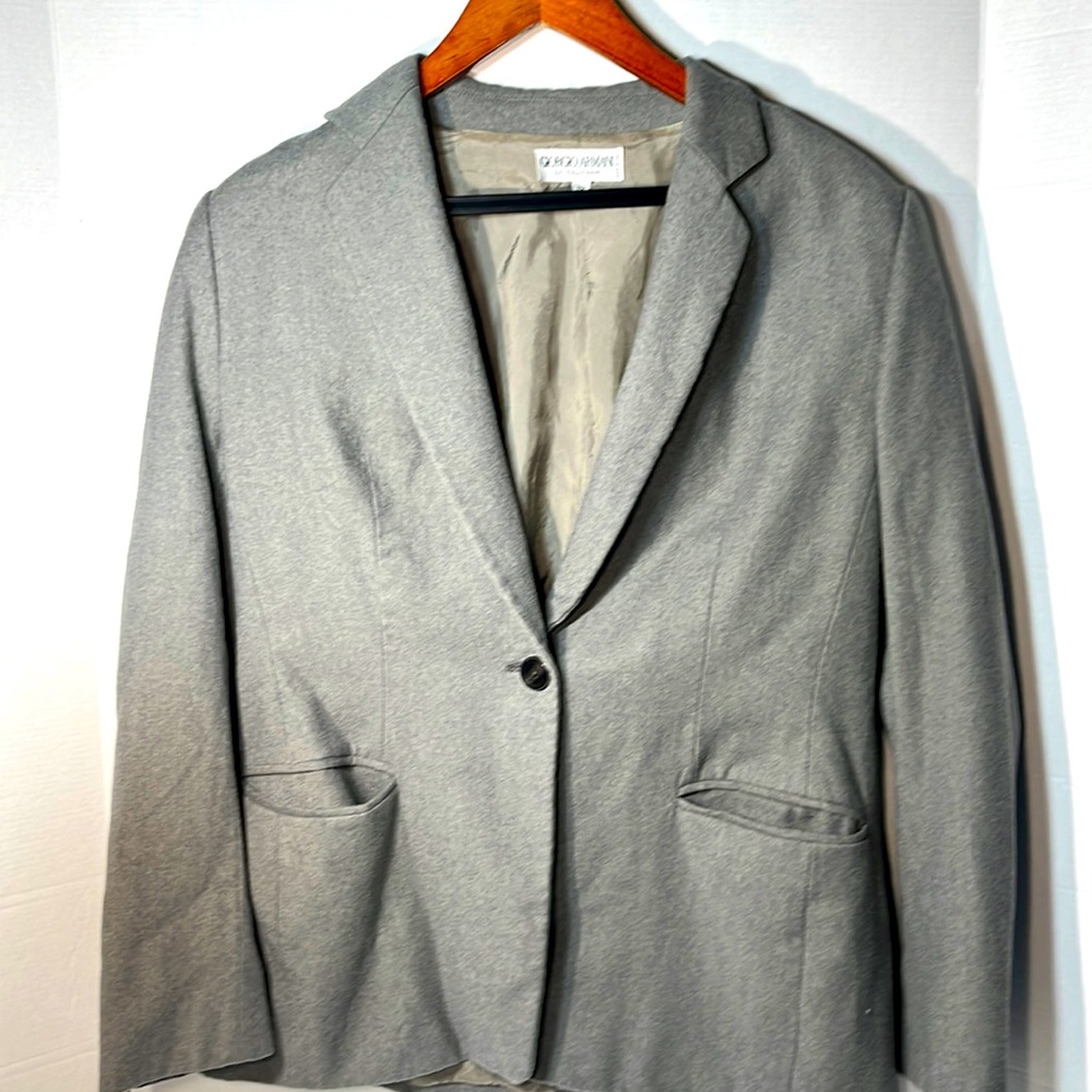 Vintage GIORGIO ARMANI Blazer Women’s Size 12. Gray